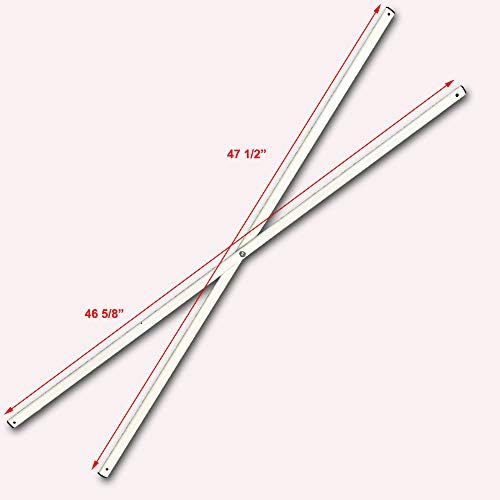 Quest Q64 10' x 10' Slant Leg Instant Up Canopy X Truss Bars Replacement Parts Repair