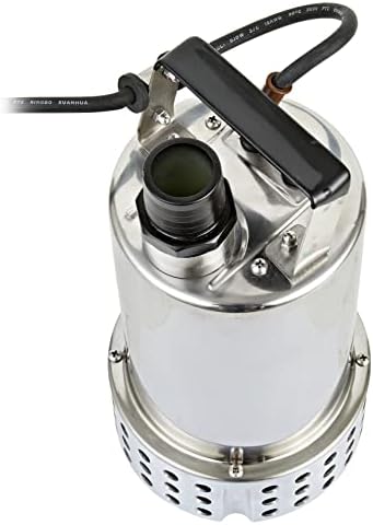 Little Giant MDP-1 115-Volt, 4260 GPH, 3/4 HP Manual Submersible Stainless Steel Main Drain Swimming Pool Utility Pump for Removing Standing Water