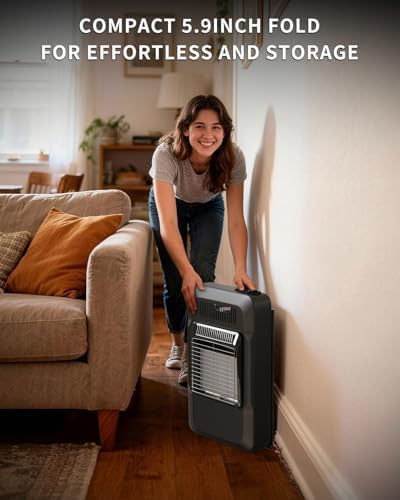 18, 000 BTU Propane Heater Indoor Outdoor Use, 3 Adjustable Heat Settings