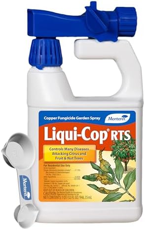 Monterey Liqui-Cop Fungicidal Spray, 32 oz with Measuring Spoon