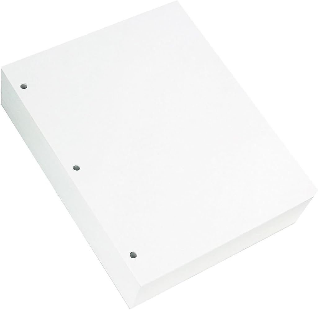 Staples 8.5" x 11" 3-Hole Punched Copy Paper, 20 lbs., 92 Brightness, 500/Ream