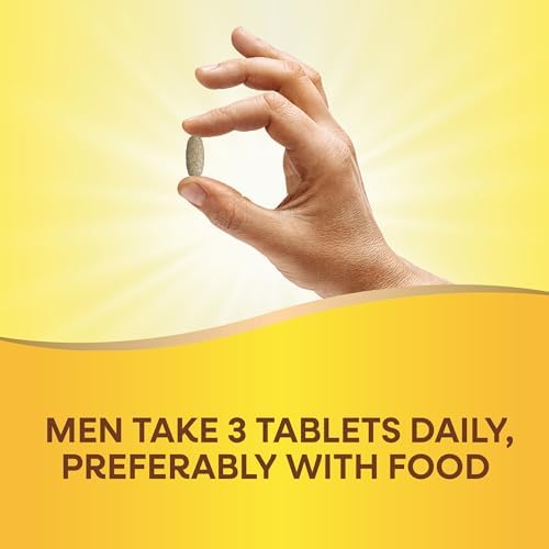 Nature's Way Alive! Men’s Max3 Potency Daily Multivitamin, 90 Tablets | High Potency Multivitamin for Men with B-Vitamins for Cellular Energy*, Supports Heart, Muscle and Eye Health*