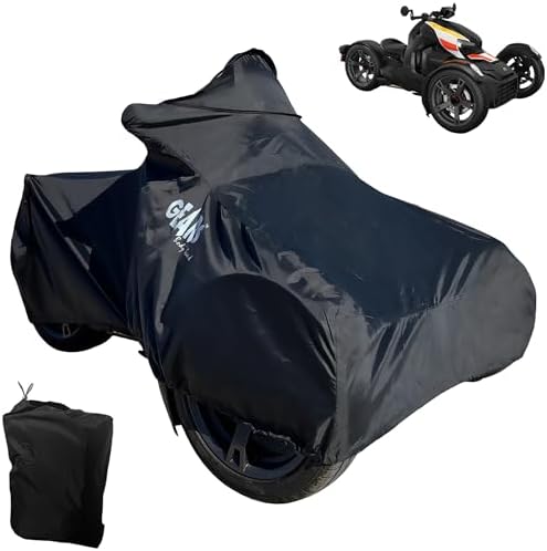 GEARS Trike Cover Compatible with Can-Am Ryker | Full Outdoor & Indoor Protection | Fits Ryker 600, 900, Sport, Rally | 2019, 2020, 2021, 2022, 2023
