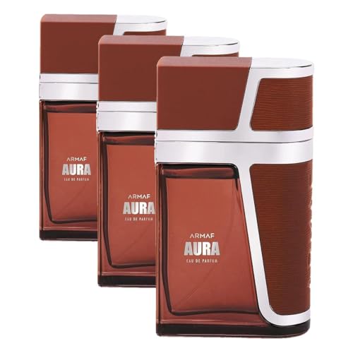 Armaf Aura for Men Eau de Parfum Spray, 3.4 Ounce