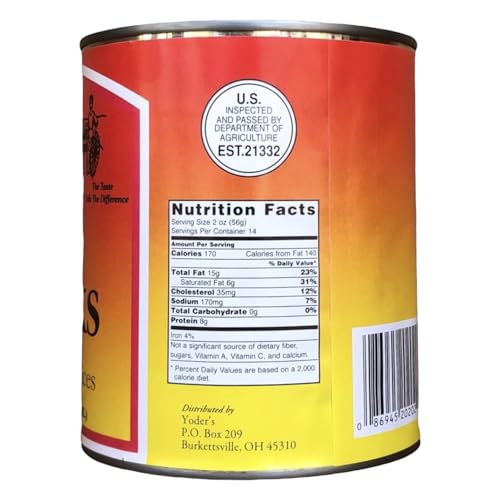 Yoder's Canned Premium Boneless Beef Chunks, 28 Oz(1 lb.12 Oz,1 can)