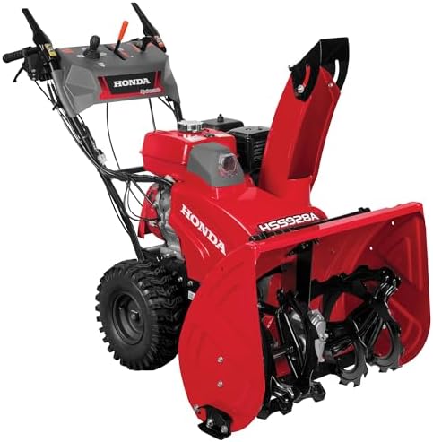 Honda HSS928 28-Inch Two Stage Snow Blower (HSS928AAW) | Pneumatic Sure-Grip Tires, Clears Up to 1900 Pounds per Minute with 52-Foot Max Throwing Distance, Self-Propelled