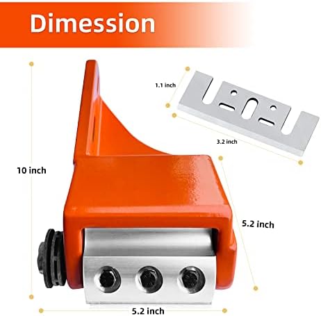 Log Peeler,Log Debarking Tool,Chainsaw Attachment for Wood Debarking,Chainsaw Accessories,Timber Framing Tool,Factory Outlet (Orange)