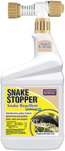 Bonide Snake Stopper Snake Repellent, 32 oz Ready-to-Spray | Deter Snakes from Yard & Garden, People & Pet Safe