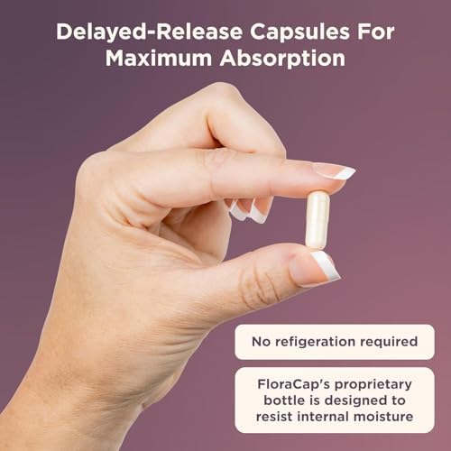 FloraCap Vaginal Probiotics for Women Health, 30 Oral Capsules | Reduce Odor, Itching, & Discomfort, pH-Balanced Formula, Urinary Tract & Healthy Vaginal Flora, Made in USA