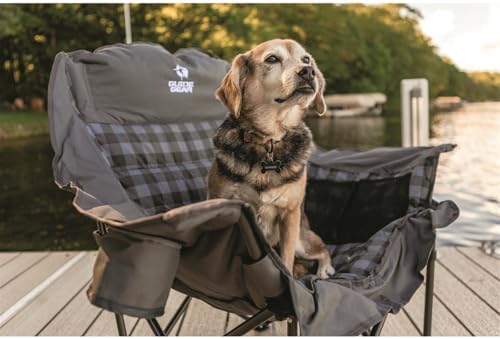 Guide Gear Oversized Extra Large Padded Camping Chair, Portable, Folding, Large Camp Lounge Beach Chairs for Outdoor, Adults, Men and Women