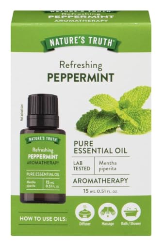 Nature's Truth Essential Oil, 100% pure Peppermint Oil, 1 Count