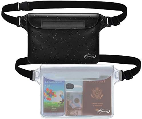 AiRunTech Waterproof Fanny Pack,Phone Pouch Dry Bag for Passport Wallet Purse,Floating Waterproof Bags for Travel Beach Swimming Kayaking Boating Cruise Accessories