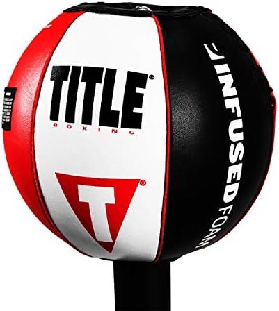 TITLE Boxing Deluxe King Cobra Reflex Bag - Freestanding, Portable Punching Bag for Boxing Improvement