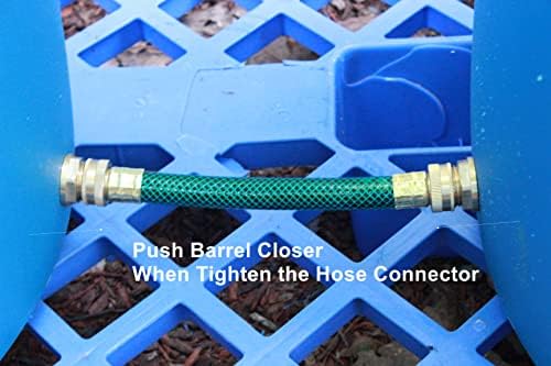RBL020 Rain Barrel Linking Kit (Two Brass Bulkhead Fitting and One 8 inch 3/4" I.D. hose)