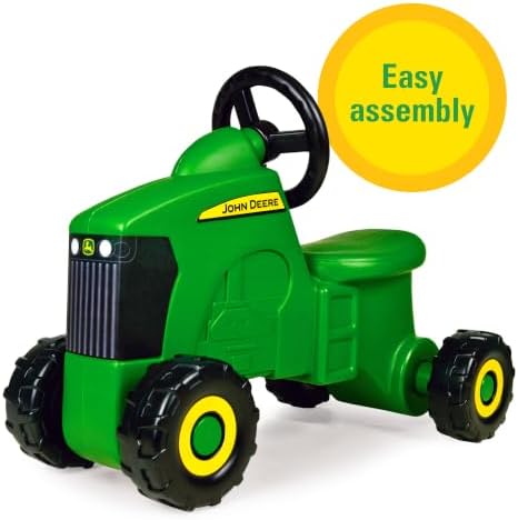 John Deere Ride On Toys Sit 'N Scoot Activity Tractor for Kids Ages 18 Months and Up, Green