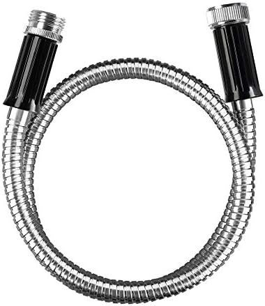 Beaulife Metal Garden Hose 100 ft Flexible No Kink Lightweight RV Drinking Water Hose Extension Leader Hose Heavy Duty Outdoor