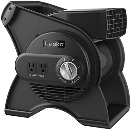 Lasko Pivoting High Velocity Portable Utility Fan - 12" - U12104 - Black
