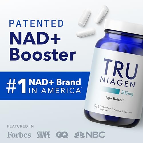 TRU NIAGEN NAD+ Supplement, Nicotinamide Riboside 300mg, 30 Daily Servings