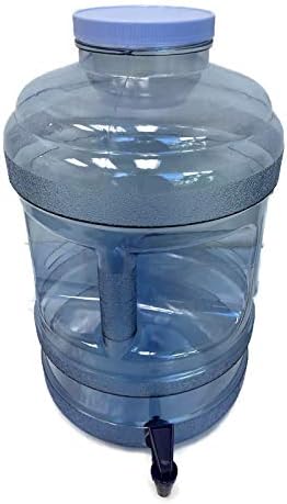 AquaNation BPA Free Water Bottle with Big-Mouth & Dispensing Valve Spigot, 5 Gallon Perfect for Home, Kitchen, Office, Sports Events