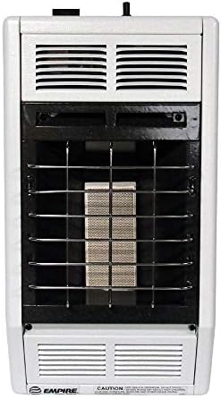 Empire SR10TW Infrared Vent Free Heater Natural Gas 10000 BTU, Thermostatic Control