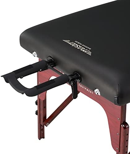 Master Massage 31" Montclair Pro Portable Massage Table Package, Memory Foam Cushioning, Reiki Panels, Shiatsu Cable Release- Tattoo Table, Spa Bed, Facial Bed