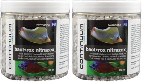 Continuum Aquatics Bact Rox Nitrazex, Bio Filter Media for Aquariums 250ml