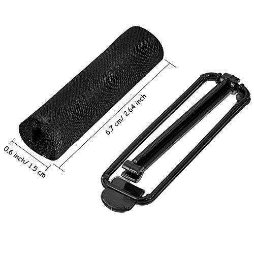 WILLBOND 40 pcs Sponge Hair Rollers, 0.6 Inch, Black