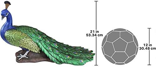 Design Toscano The Regal Peacock Garden Sculpture