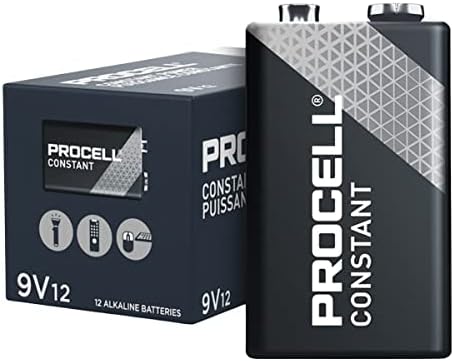 ProCell 12 Alkaline Batteries, 9V, 12/Box
