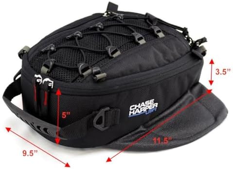 450 Magnetic Tank Bag, Water-Resistant, Tear-Resistant, Industrial Grade Ballistic Nylon with Anti-Scratch Rubberized Polymer Bottom, Strong Neodymium Magnets – Black