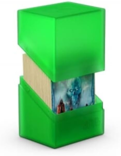 Ultimate Guard Boulder 100+ Classic, Deck Case for 100 Double-Sleeved TCG Cards, Emerald, Secure & Durable Storage for Trading Card Games, Soft-Touch Finish
