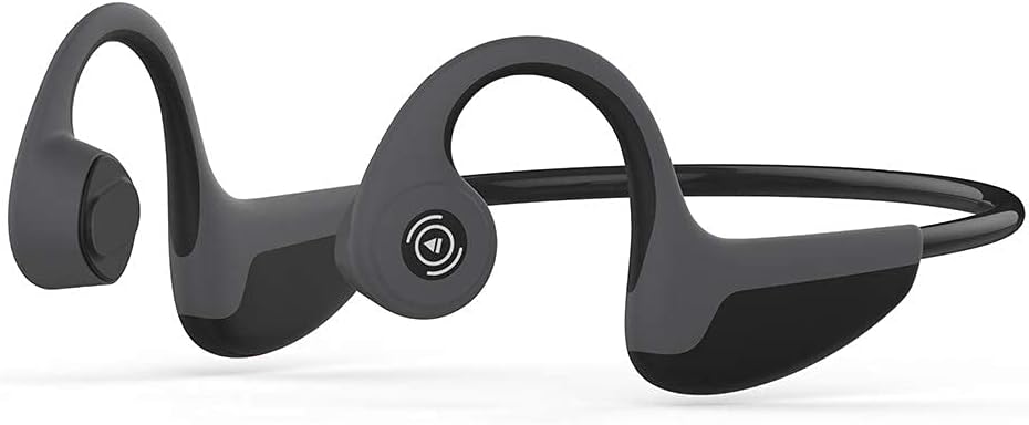 Bone Conduction Headphones Bluetooth 5.0 Open Ear Wireless Titanium HiFi Stereo with Mic Sweatproof Sports Headphones for Running Driving Cycling