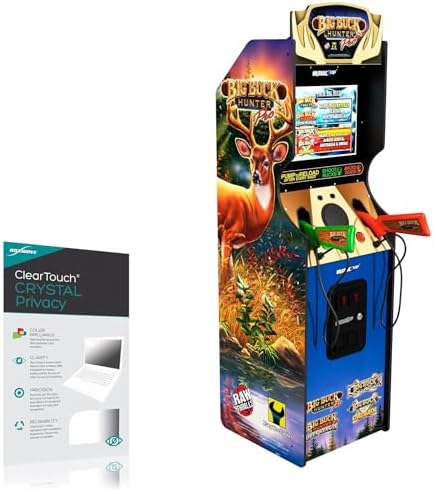 BoxWave Screen Protector Compatible with Arcade1Up Big Buck Hunter Pro Deluxe - ClearTouch Crystal Privacy (2-Pack)