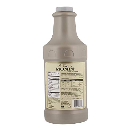 Monin - Sugar Free Dark Chocolate Sauce, Velvety and Rich, Great for Desserts, Coffee, and Snacks, Gluten-Free (64 Ounce)