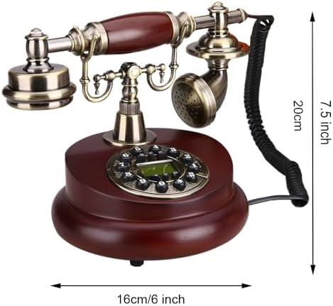 Classic Vintage Desktop Wired Office Telephone of 1950 Old Fashioned Antique Style Home Phone