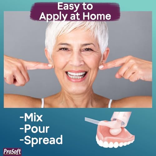 ProSoft Denture Reliner Kit, 3 Boxes (relines 6 Individual Denture Plates) | Zinc Free and Made in USA