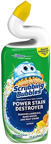 Scrubbing Bubbles Extra Power Toilet Bowl Cleaner, Citrus, 1 Squeeze Bottle, 24 oz