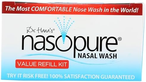 DR HANA'S NASOPURE Nasal Wash, Value Refill Kit, 80 Count