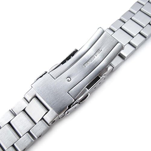 MiLTAT 22mm Watch Band for Seiko Turtle SRP773 SRP775 SRP777 SRPA21, Endmill Screw-Link