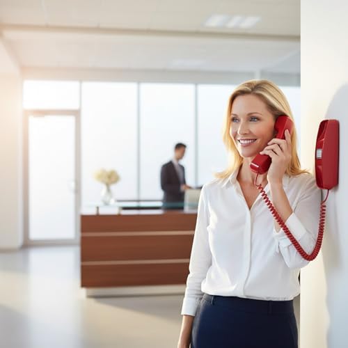 iSoHo Big Button Corded Phone for Seniors – Easy-to-Use Landline with Lighted Keypad, Ergonomic Handset & No Power Needed – Retro Home Phone for Elderly, Visually Impaired & Hard of Hearing | Telephone for seniors, visually impaired, lighted keypad, redi…