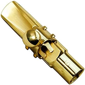 Paititi Professional Gold Plated Alto Saxophone Metal Mouthpiece #6