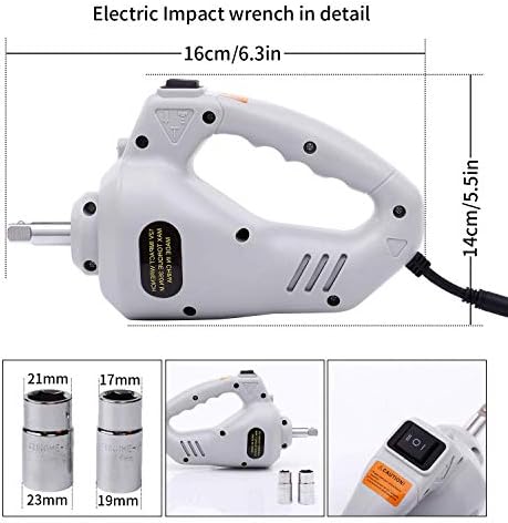 Trihelper Electric Car Jack 3 Ton 12V Scissor Jack with Impact Wrench