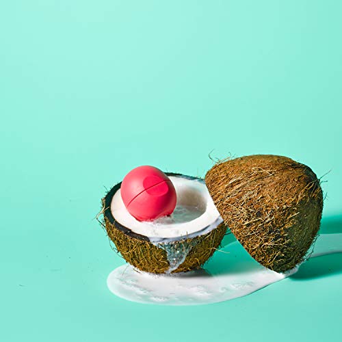 eos 100% Natural Lip Balm - Coconut Milk, All-Day Moisture, Dermatologist Recommended for Sensitive Skin Care, Lip Care Products, 0.25 oz