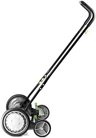 Earthwise 1715-16EW 16-Inch 7-Blade Push Reel Lawn Mower, Grey