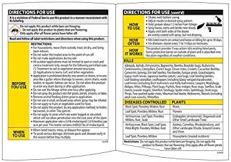 BioAdvanced 3-in-1 Insect, Disease, and Mite Control Spray - 24 fl oz | Insecticide, Fungicide & Miticide - Ready-to-Use - Prevents Pests and Diseases - Up to 30 Days Protection Bottle