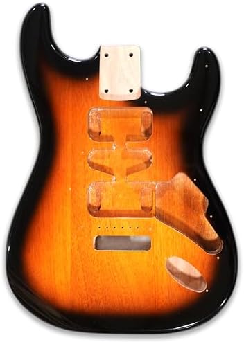 DIY Electric Guitar Kits, okoume Body maple neck & composite ebony fingerboard