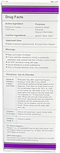 Stannous Fluoride Mouthwash Rinse, Mint, 10 oz | Alcohol-Free Perio Treatment, Clinically Shown to Help Reduce Sensitivity, Tooth Decay, Gingivitis and Bleeding Gums
