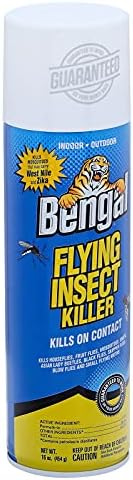 Bengal Flying Insect Killer, Indoor and Outdoor Fly and Mosquito Killer Spray, 16 Oz. Aerosol Can