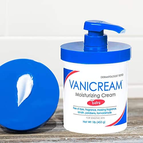 Vanicream Moisturizing Skin Cream for Sensitive Skin 16 oz (Pack of 12)