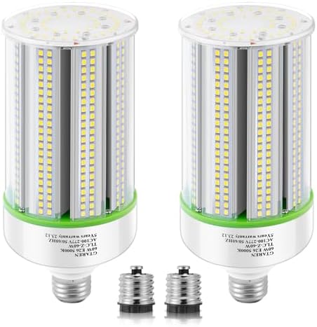 GTAREN 2-Pack 50w Corn LED Light Bulb, E26/E39 led Bulbs, 120-277v 5000k